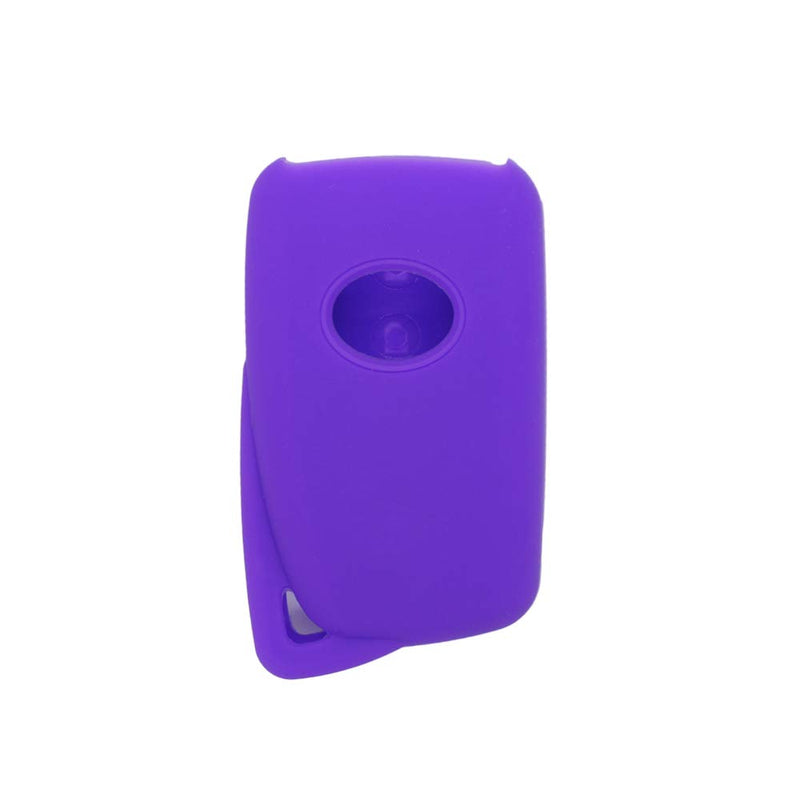  [AUSTRALIA] - SEGADEN Silicone Cover Protector Case Skin Jacket fit for LEXUS 4 Button Smart Remote Key Fob CV4452 Deep Purple