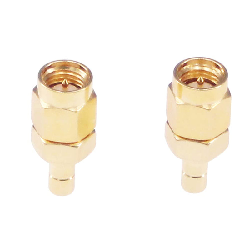  [AUSTRALIA] - RFaha 5pcs SMA Male to SMB Male RF Coax Adapter SMA to SMB Coaxial Connector Adapter(F24-5)