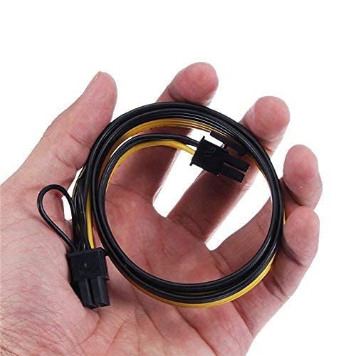  [AUSTRALIA] - PCIe 6 Pin Male to 8 Pin (6+2) Male,TeamProfitcom PCI Express Power Adapter Cable ONLY for CoolerMaster and Thermaltake Power Supply with PCIe 6 Pin Port for Graphics Video Card 20-inches