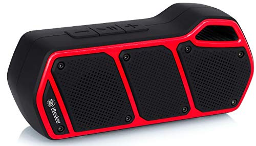 iRocker Portable Bluetooth Speaker with Awesome Red Grill - iR200B - LeoForward Australia