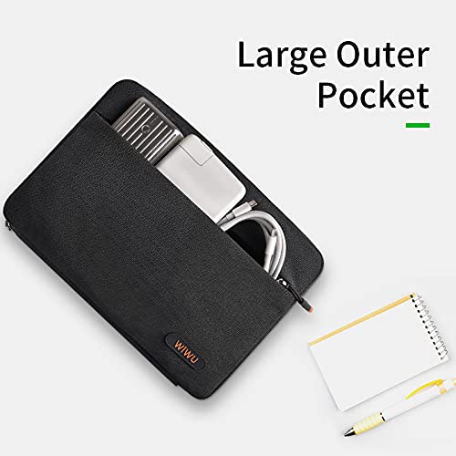  [AUSTRALIA] - WIWU Electronic Organizer, Waterproof Travel Organizer Bag, Electronic Accessories Case, Portable Cable Storage Bag for Charger, USB, SD Card, Phone, Cables, Portable Charger Black