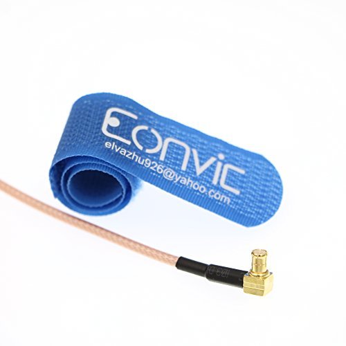  [AUSTRALIA] - Eonvic Cables-BNC Male to SMB Female Right Angle RF RG316 Coax Pigtail Signal Cable BNC Male to SMB Female Cable