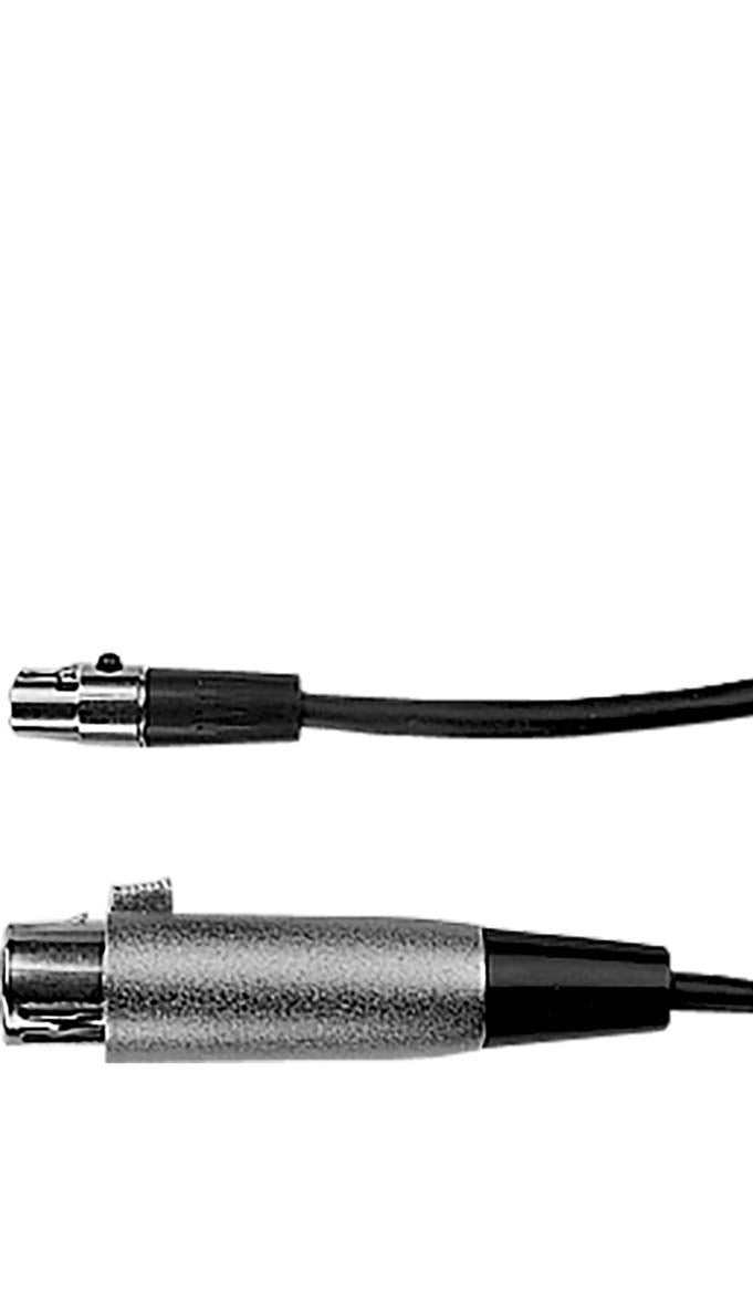  [AUSTRALIA] - Shure WA310 4-Feet Microphone Adapter Cable, 4-Pin Mini Connector (TA4F) to XLR(F) Connector