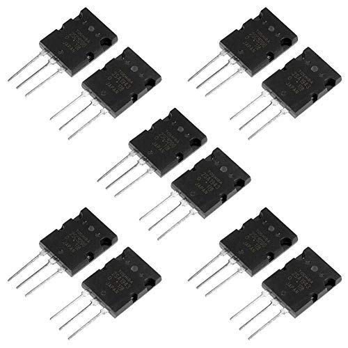 10Pcs 2SA1943 2SC5200 Bipolar Power Transistor High Power Matched Audio Transistor Silicon Precision Replacement Black - LeoForward Australia