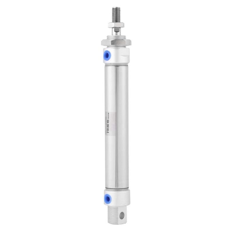 Strok 100mm Mini Air Cylinder Screwed Piston Stainless Steel Micro Pneumatic Cylinder Dual Acting Air Pneumatic Cylinder 1.5Mpa - LeoForward Australia