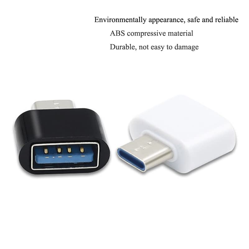 [AUSTRALIA] - C&A 2022 New REALESE USB C to USB Adapter (Pack of 2) USB C Male to USB Female Adapter. Great for MacBook PRO 2020 (Black) BLACK