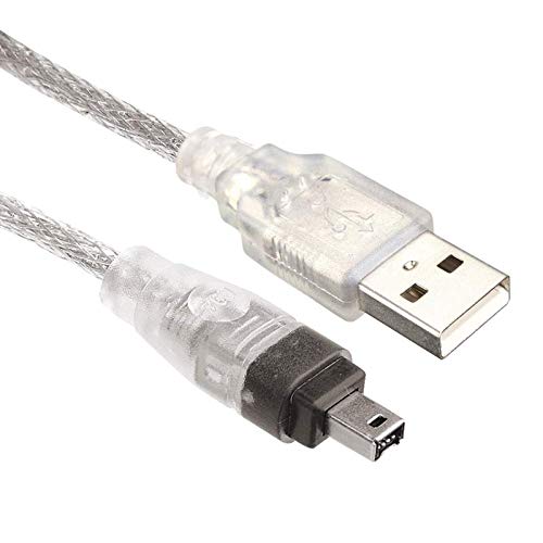  [AUSTRALIA] - Chenyang CY USB Male to Firewire IEEE 1394 4Pin Male iLink Adapter Cord Cable for DCR-TRV75E DV 1m USB Firewire Cable