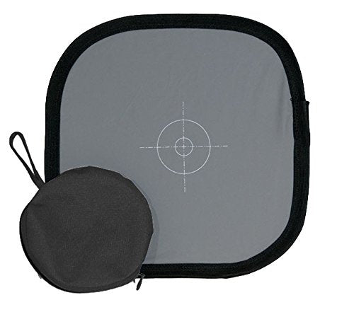  [AUSTRALIA] - Vidpro WB-24 White Balance Dual-Sided Disc - 18% Gray Card with Target & Neutral White Panel - Collapsible & Wipe Clean Surface Reference Reflector Use in Any Lighting Condition Includes Carrying Case