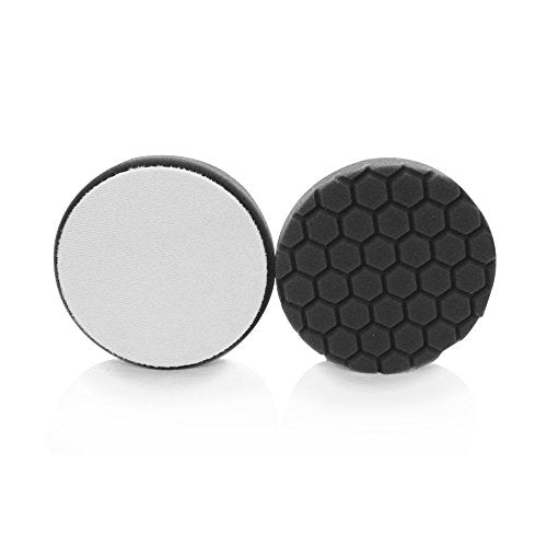  [AUSTRALIA] - Chemical Guys BUFX_106_HEX6 Hex-Logic Finishing Pad, Black (6.5 Inch Pad Made for 6 Inch Backing Plates) 6.5 Inch