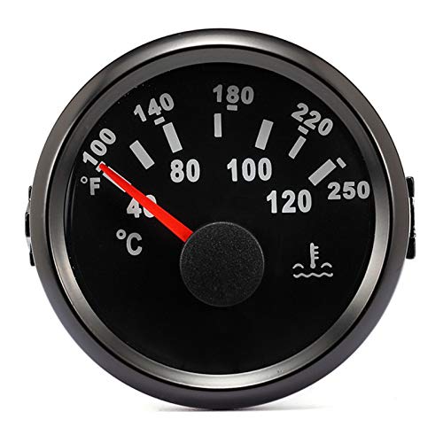  [AUSTRALIA] - ELING Water Temp Gauge Meter 40-120℃ with Backlight 52mm 9-32V