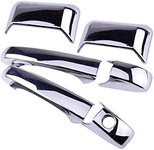 eLoveQ Chrome Door Handle Cover Covers Compatible with 2007-2016 Jeep Compass - LeoForward Australia