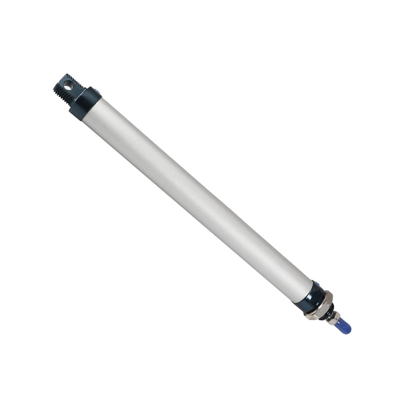  [AUSTRALIA] - Othmro 1Pcs Air Cylinder MAL16 x 150 (16mm/0.63" Bore 150mm/5.9" Stroke Double Action Air Cylinder, M5 Single Rod Double Acting Aluminium Alloy Penumatic Quick Fitting Mini Air Cylinder Silver