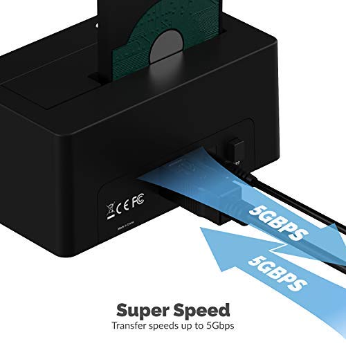 Sabrent USB 3.0 SATA/SSD 2.5" HDD Docking Station with 3 USB Ports (DS-U301) - LeoForward Australia