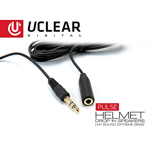  [AUSTRALIA] - UClear Digital Pulse Wired Drop-in High Definition Helmet Speakers