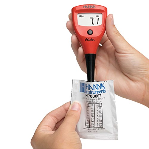 Hanna Instruments HI98103 Checker pH Tester with Ph Electrode and Batteries, 0.00 to 14.00 pH, +/-0.2 pH Accuracy, 0.1 pH Resolution - LeoForward Australia