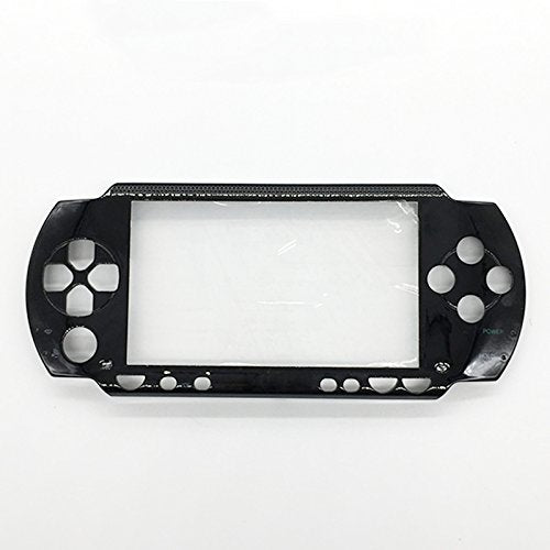 Front Face Plate Faceplate Shell Case Cover Replacement for Sony PSP 1000 1001 Fat (Black) - LeoForward Australia