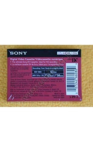  [AUSTRALIA] - Sony DVM63 HD DVC Mini Tape - 5 Pack