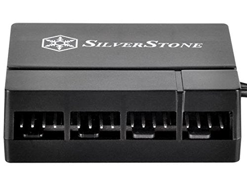SilverStone PWM Fan Hub System Cables, Black (CPF04) - LeoForward Australia
