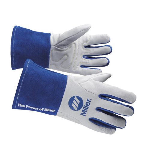  [AUSTRALIA] - Welding Gloves, 3D, Wing, 11In, WhiteBlue, PR Large