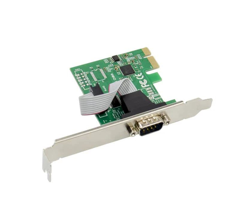  [AUSTRALIA] - dynattenik 1-Port PCI Express (PCIe) RS232 Serial Host Controller Adapter - PCIe to Serial DB9 Card - Standard/Low Profile Brackets