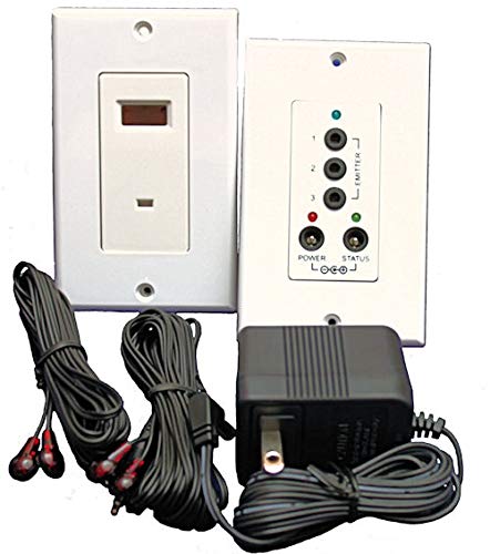 Universal in Wall IR Infrared Remote Control Extender Repeater System Easily Control Devices from Another Room - LeoForward Australia