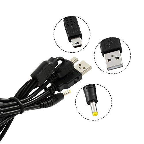  [AUSTRALIA] - Skywin PSP Charger Cable 6 Feet 2-in-1 Replacement Charger Cable Compatible with Playstation Portable PSP 1000 2000 3000 and PS3