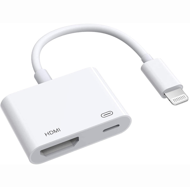  [AUSTRALIA] - iPhone to HDMI Adapter, Lightning to HDMI Cord for iPhone 12/11/XS/XR/X/8/7/SE iPad to HD TV/Monitor/Projector