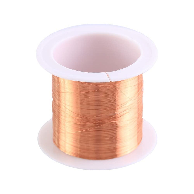  [AUSTRALIA] - 0.1mm Copper Wire, 50m Enameled Magnet Winding Wire High Temperature Resistance Craft Wire for Transformers Inductors