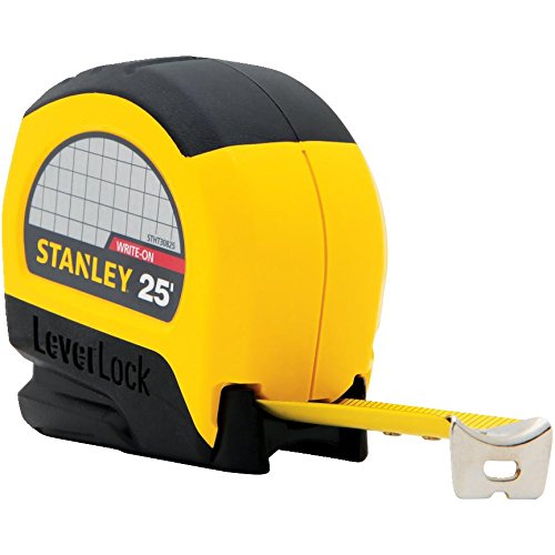  [AUSTRALIA] - Stanley STHT30825 Lever Lock Tape Rule, 25-Foot