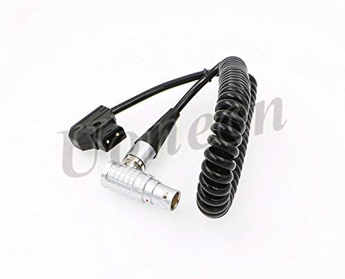  [AUSTRALIA] - Uonecn ARRI Alexa Mini Camera Power Cable Dtap to Right Angle 8 pin Female Spring Cable