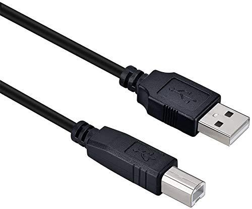  [AUSTRALIA] - USB 2.0 B Cable USB Cord Compatible for M-Audio Keystation Mini 32 49 61 MK3,Oxygen 25 49 61 IV,CTRL49,Native Instruments Maschine Mikro Mk3 Drum Controller,Komplete Kontrol M32 A25 A49 A61