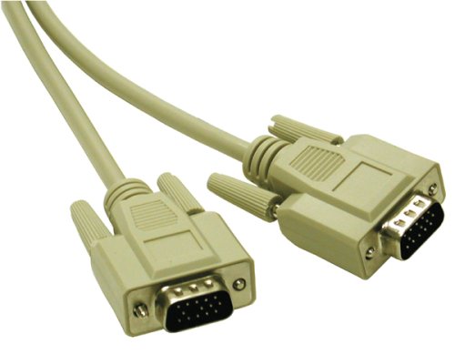  [AUSTRALIA] - C2G 02635 Economy HD15 SVGA M/M Monitor Cable, Beige (6 Feet, 1.82 Meters)