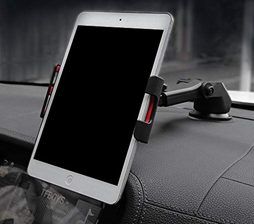  [AUSTRALIA] - DEMCERT Cell Phone Car Holder for Samsung Galaxy Z Fold 4,Strong Sticky Gel Pad with One-Touch Design Dashboard Car Phone Holder Compatible with Galaxy Z Fold 3 (Black)