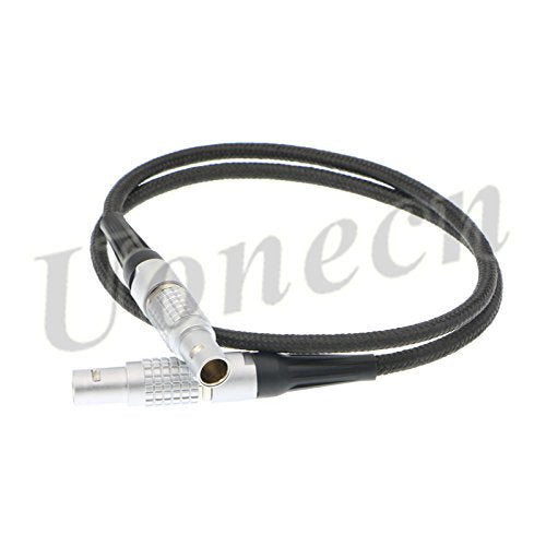  [AUSTRALIA] - Uonecn Power Cable for Teradek Bond for ARRI Alexa Camera 2 pin Male to Male Flexible Soft Cord 60cm