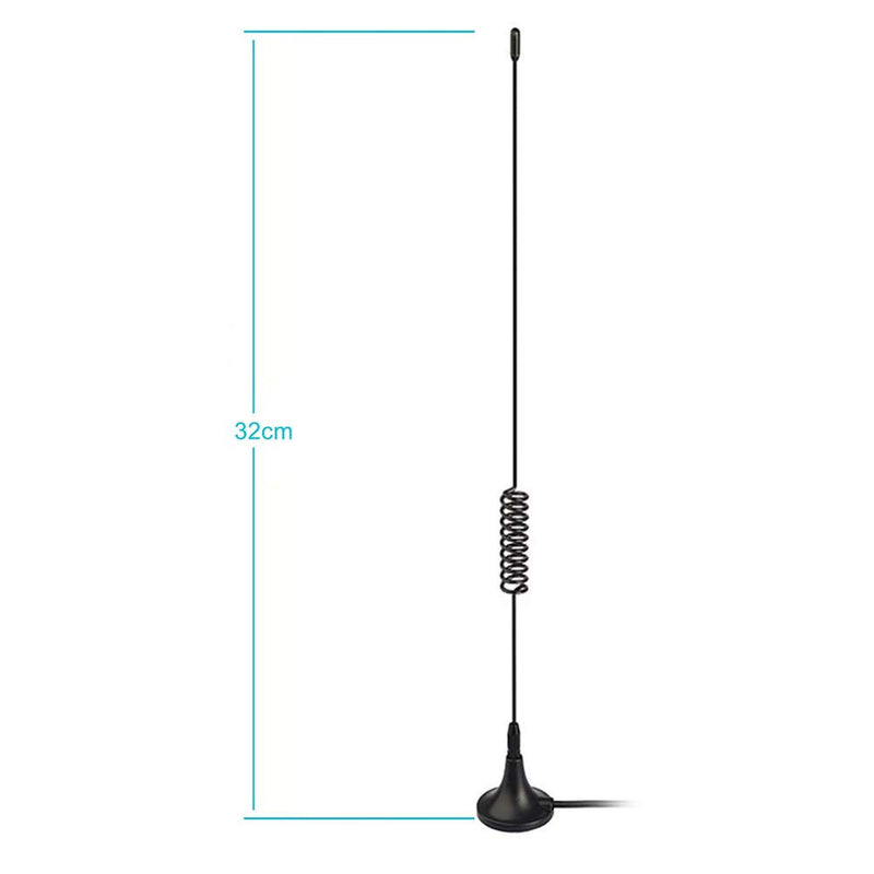 Bingfu Universal Car Stereo Antenna Car FM AM Radio Antenna Magnetic Base Car Radio Antenna Aerial for Vehicle Truck SUV Truck RV Marine Boat Car Stereo Audio Radio Head Unit CD Media Receiver Player - LeoForward Australia