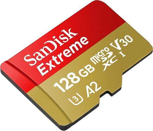  [AUSTRALIA] - SanDisk Extreme (UHS-1 U3 / V30) A2 128GB MicroSD (2 Pack) Memory Card for GoPro Hero 9 Black Action Cam Hero9 SDXC (SDSQXA1-128G-GN6MN) Bundle with (1) Everything But Stromboli Micro SD Card Reader