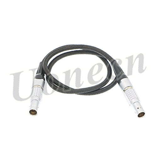  [AUSTRALIA] - Uonecn Power Cable for Teradek Bond for ARRI Alexa Camera 2 pin Male to Male Flexible Soft Cord 60cm