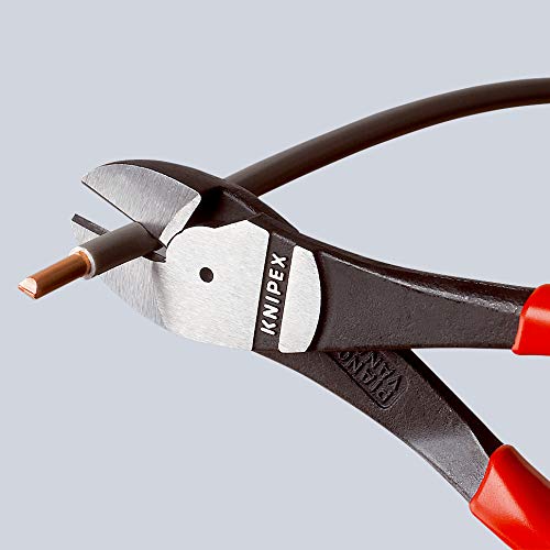  [AUSTRALIA] - KNIPEX Tools - High Leverage Diagonal Cutters, Multi-Component (7402200) 8-Inch Comfort Grip