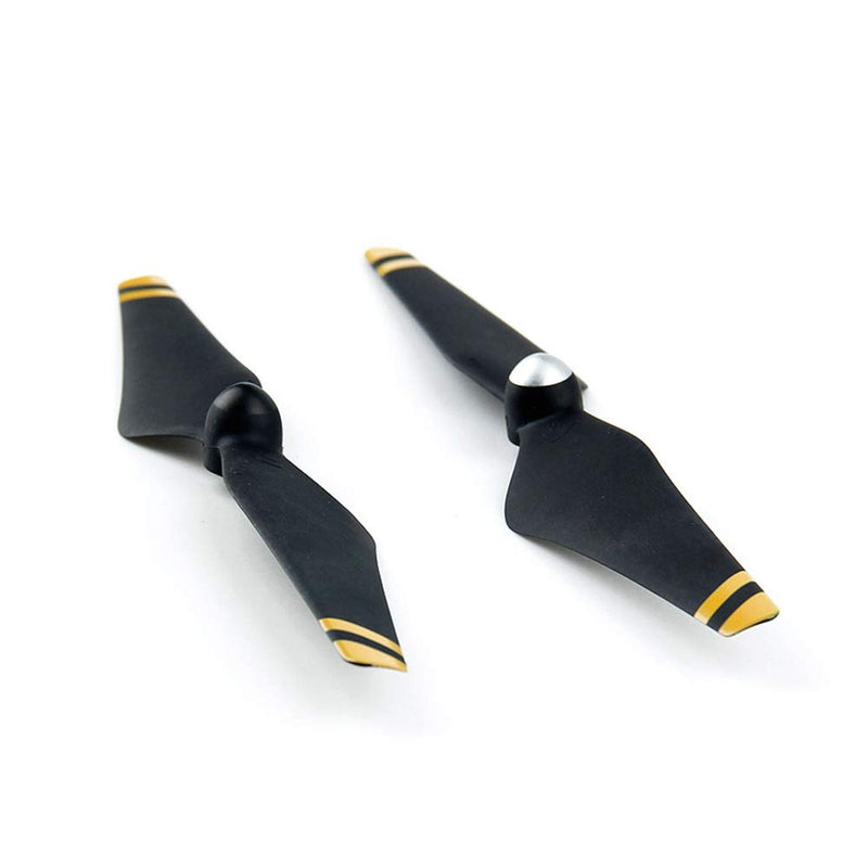 2 Pairs DJI 9450 Props Carbon Fiber Reinforced Self-tightening Propellers (Composite Hub, Black with Yellow Stripes) - LeoForward Australia