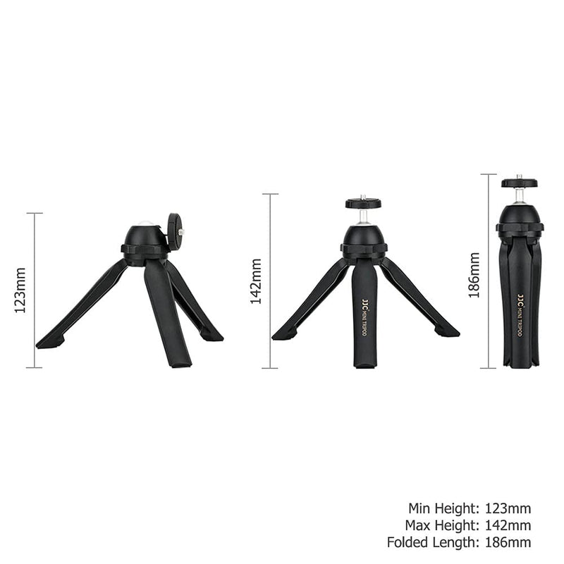  [AUSTRALIA] - Mini Tabletop Tripod Stand and Handle Grip for GoPro Hero 11 10 9 8 7 DJI Osmo Insta360 AKASO Action Camera, iPhone Android Samsung Phone, Compact DSLR Mirrorless Digital Vlog Camera and Camcorder
