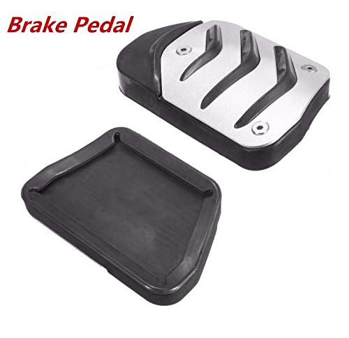  [AUSTRALIA] - Templehorse No Drill 3X LHD at Footrest Fuel Brake Pedals Plate Cover for BMW BMW 5 Series F10 Z4 X3