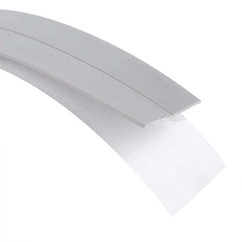  [AUSTRALIA] - Bewinner 3.2M White/Grey/Brown Sealing Strip, PVC Foldable Sealing Belt Waterproof, Self Adhesive Caulking Tape for Gas Stove, Sink, Basin, Bathtub and Walls(Brown) Grey