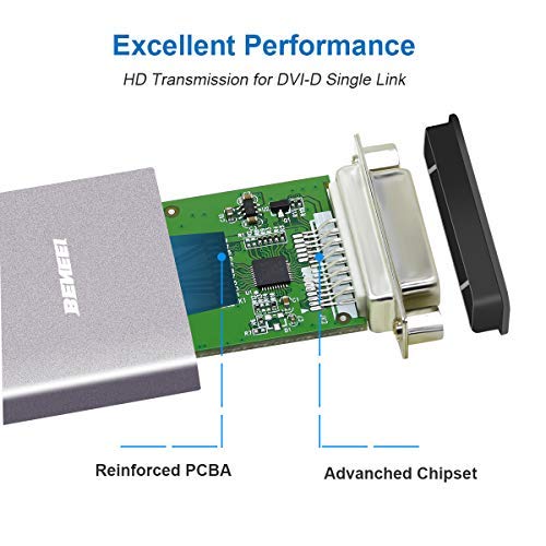 DisplayPort to DVI, Benfei Gold-Plated Cord DisplayPort to DVI-D Single Link Adapter Male to Female - LeoForward Australia