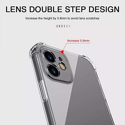 Transparent Shockproof - iPhone 12 Pro Back Cover (Black Transparent) Black Transparent - LeoForward Australia