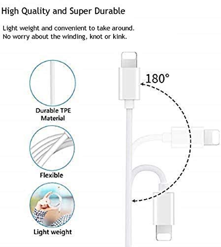  [AUSTRALIA] - iPhone Aux Cord for Car, Apple MFi Certified Veetone Lightning to 3.5 mm Headphone Jack Adapter Male Aux Stereo Audio Cable Compatible with iPhone 13 13 Pro 12 11 SE 2020 XS XR X 8 7, 3.3FT White 1