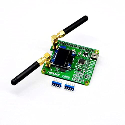  [AUSTRALIA] - MMDVM Duplex Hotspot Module Dual Hat V1.3 Support P25 DMR YSF NXDN DMR Slot 1 + Slot 2 for Raspberry pi with USB Port (with OLED) With OLED