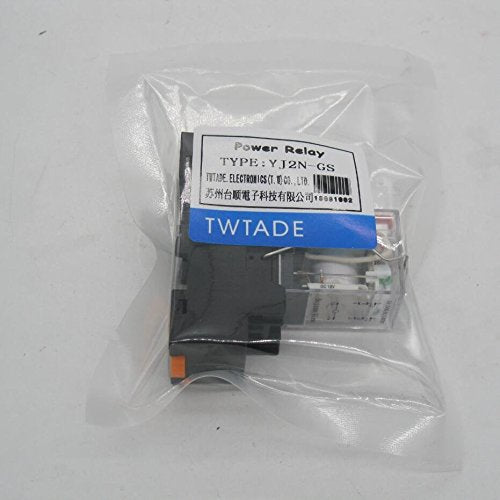TWTADE/AC 12V 5A Coil Electromagnetic Power Relay 8 Pins 2DPT 2NO+2NC MY2J HH52P with Indicator Light and Socket Base -YJ2N-GS AC 12V 8Pin-5A - LeoForward Australia