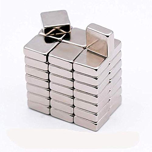  [AUSTRALIA] - 40-Piece 10x10x2mm Rectangular Magnet for refrigerators, Craft Items, whiteboards, DIY Projects, Office Magnets, Rectangular Magnets.
