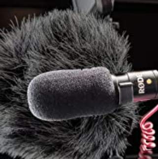  [AUSTRALIA] - Compete Audio CA555 large microphone windscreens (Foam Microphone Covers) (2-pack) for use with mini-shotgun mics, larger headsets and desktop microphones