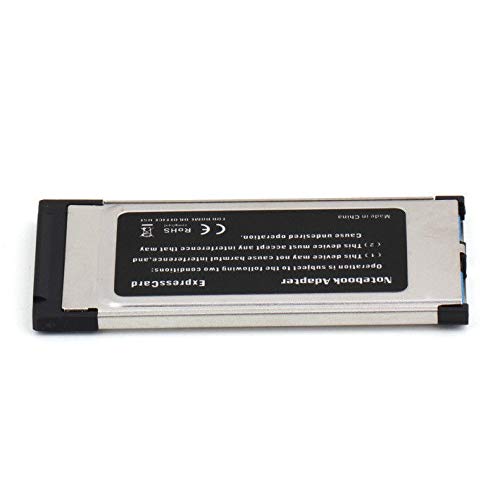  [AUSTRALIA] - 2 Port USB 3.0 to Express Card ExpressCard 34mm Adapter Hidden for Laptop